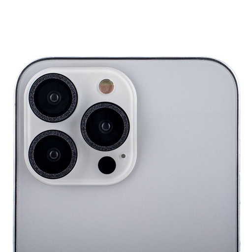 Apple iPhone 15 / 15 Plus glitter protecție cameră (Negru)