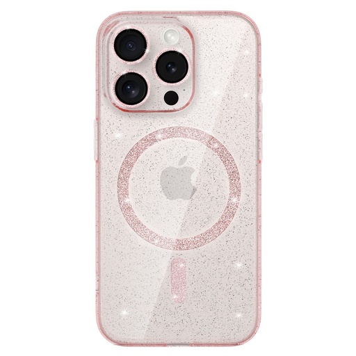 Samsung Galaxy S25 Ultra glitter magsafe husă spate (Roz)