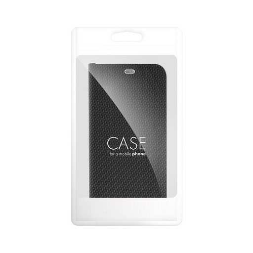 Samsung Galaxy A35 Lunca carbon husă tip carte (Negru)