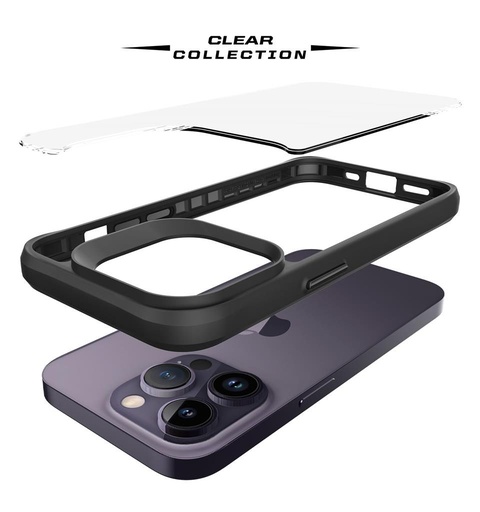 Apple iPhone 14 Pro TOKO Combat X mode Frost husă spate (Negru)