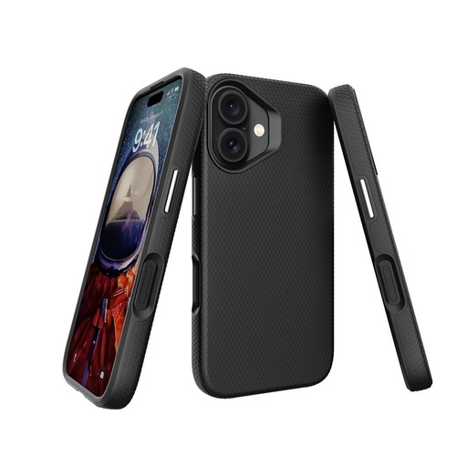 Apple iPhone 16 TOKO Triangle husă spate (Negru)