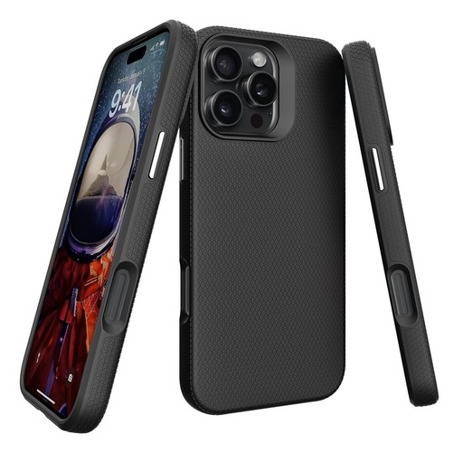 Apple iPhone 16 Pro TOKO Triangle husă spate (Negru)