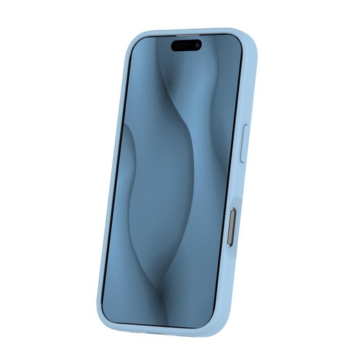 Apple iPhone 16 Silicone Thin magsafe husă spate (Albastru)