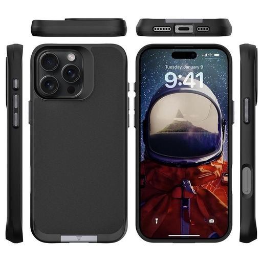 Apple iPhone 16 Pro Max TOKO Taurustar magsafe husă spate (Negru)