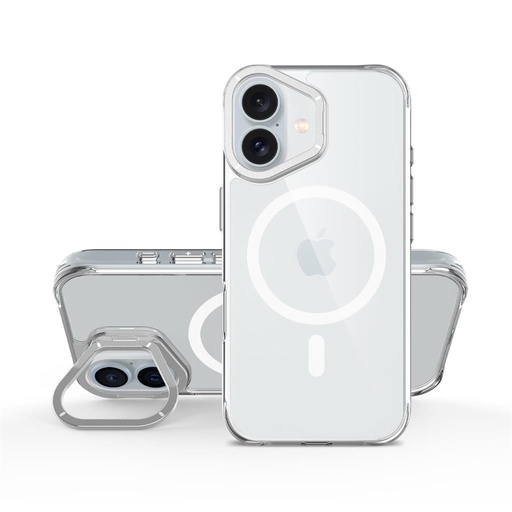 Apple iPhone 16 TOKO Apex capsule magsafe husă spate (Argintiu)