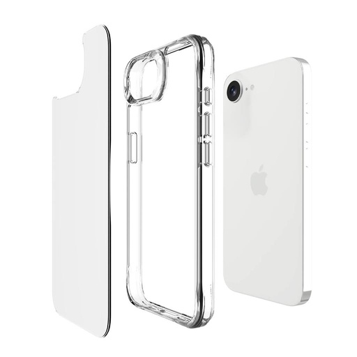 Apple iPhone 16e TOKO Pure husă spate (Transparent)