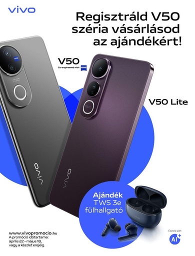 Vivo V50 Lite 4G Dual Sim 8GB RAM 256GB - (Negru fantomă)