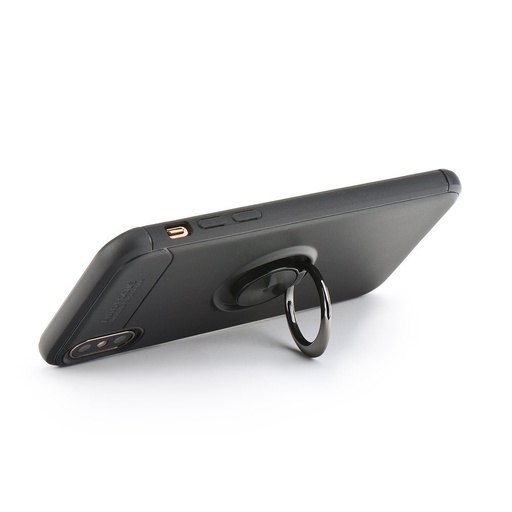 Samsung Galaxy A20S forcell ring husă spate, (Negru)