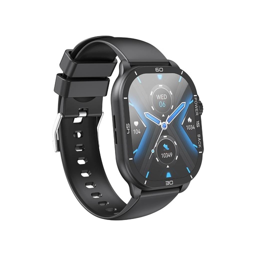 XO J12 ceas inteligent – AMOLED cu ecran, cu funcții sport, pentru preluarea apelurilor potrivit (Negru)