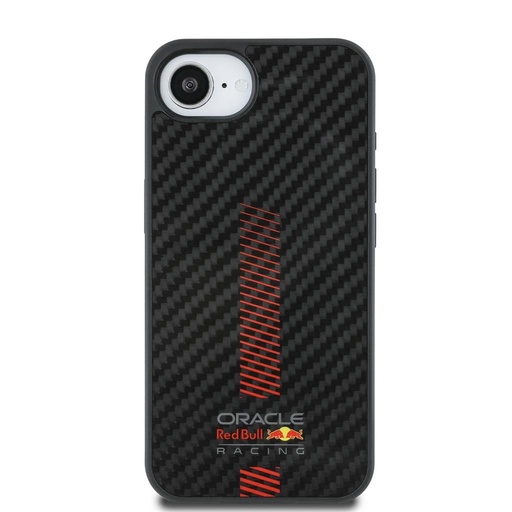 Apple iPhone 16e Roșu Bull Carbon Powerbar MagSafe husă (Negru) – RBHMPSE424CFGSMK