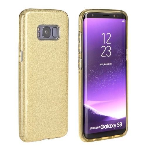 Samsung Galaxy A21s forcell shining husă spate (Auriu)