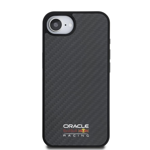 Apple iPhone 16e Roșu Bull Carbon Shiny Logo MagSafe husă (Negru) – RBHMPSE424CFILSK