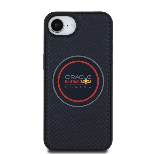 Apple iPhone 16e Roșu Bull PU Leather Roșu Ring MagSafe husă (Bleumarin) – RBHMPSE424PUMEVR