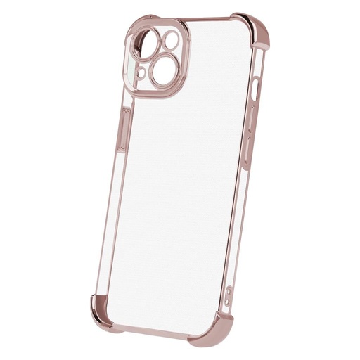 Samsung Galaxy S25 Ultra Anti shock chrome back cover case (Gold)