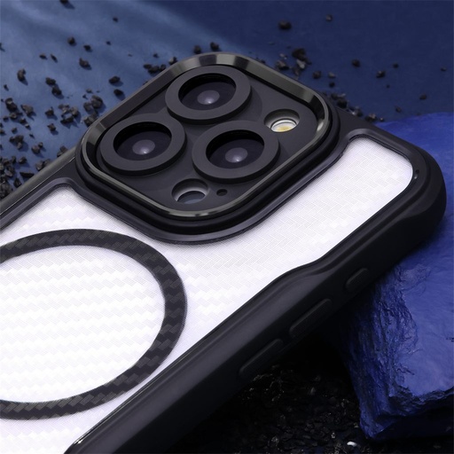Apple iPhone 16e Defender carbon MagSafe husă spate (Negru)