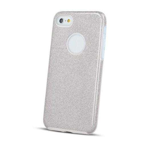 Apple iPhone 16e glitter 3in1 husă spate (Argintiu)