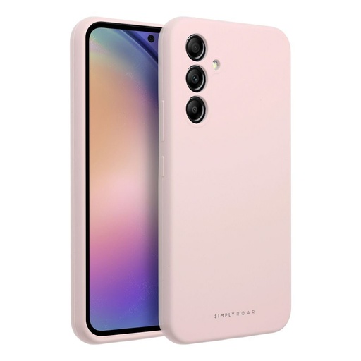 Samsung Galaxy A36 5G black white hátlap tok (Rózsaszín)