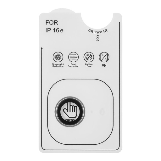 Apple iPhone 16e OBAL:ME protecție cameră (Alb)