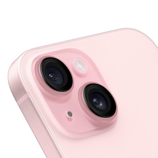 Apple iPhone 15 & iPhone 15 Plus OBAL:ME protecție cameră (Roz)