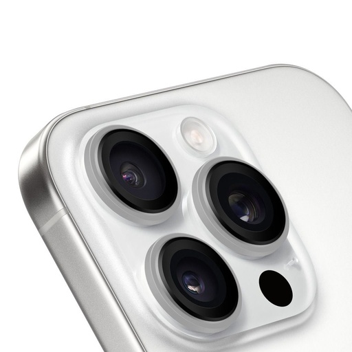 Apple iPhone 16 Pro & iPhone 16 Pro Max OBAL:ME protecție cameră (Alb)