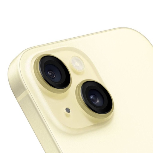 Apple iPhone 15 & iPhone 15 Plus OBAL:ME protecție cameră (Galben)