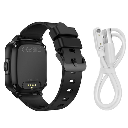 Hoco copil ceas inteligent cu funcție de apel 4G (Negru) - Y104