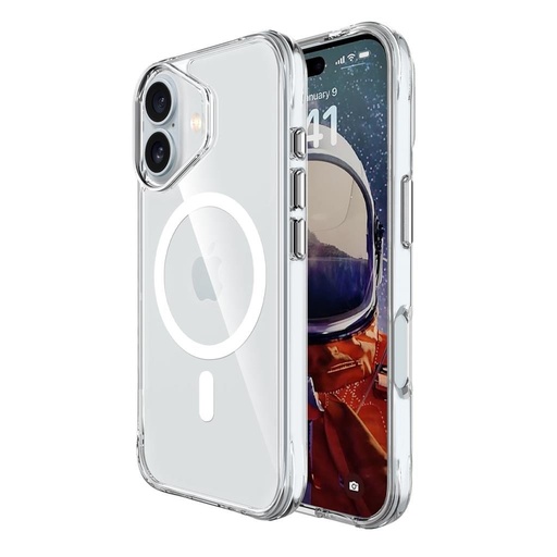Apple iPhone 16 TOKO Pure MagSafe back cover case (Clear)