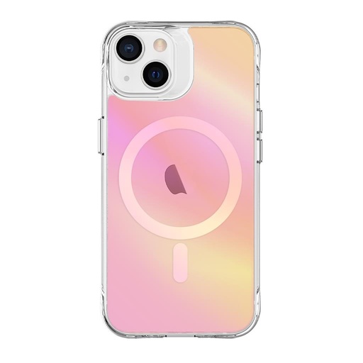 Apple iPhone 14 / iPhone 13 TOKO Pure rainbow magsafe husă spate (Roz)