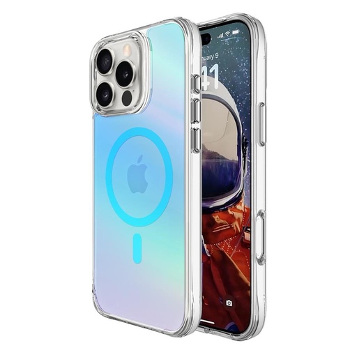 Apple iPhone 16 Pro Max TOKO Pure rainbow magsafe husă spate (Albastru)