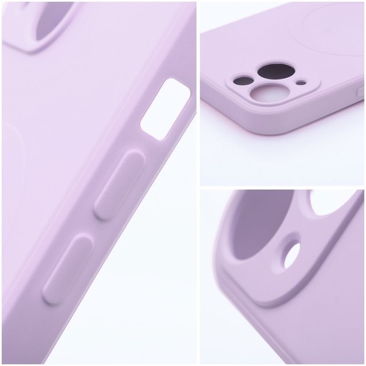 Apple iPhone 17 Pro Max Silicone mag cover magsafe husă spate (Roz)