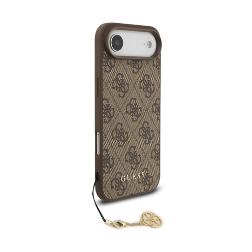 Guess 4G Charm husă iPhone 17 Air (Maro) - GUHMP17MGF4GCW