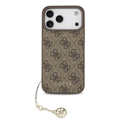 Guess 4G Charm husă iPhone 17 Pro (Maro) - GUHMP17LGF4GCW