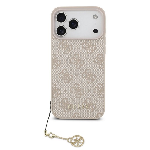 Guess 4G Charm husă iPhone 17 Pro Max (Roz) - GUHMP17XGF4GCP