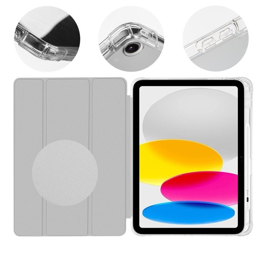 Apple iPad 10.9 2022 / iPad 11 2025 OBAL:ME MistyTab tablet husă (Gri)