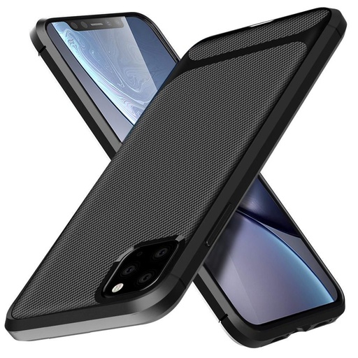 Samsung Galaxy S20+ carbon protect husă spate, (Negru)