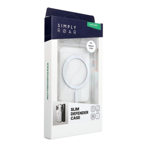 Apple iPhone 17 Air ROAR Slim Defender MagSafe husă spate (Transparent)