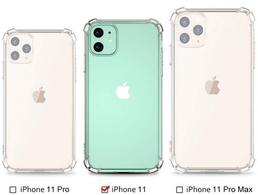 Apple iPhone 11 anti shock 0,5 mm anti-șoc husă spate (Transparent)