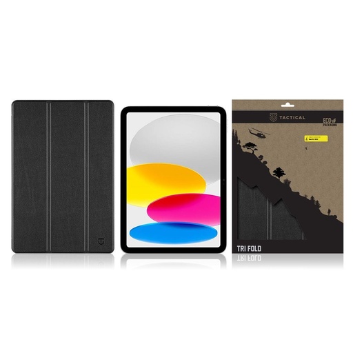 Apple iPad 10.9 2022 / iPad 11 2025 Tactial Tri Fold tablet husă (Negru)