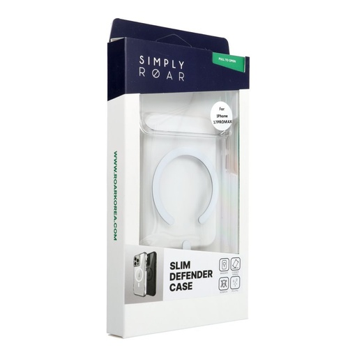 Apple iPhone 17 Pro Max ROAR Slim Defender MagSafe husă spate (Transparent)