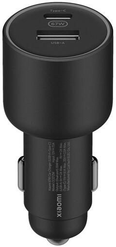 Xiaomi BHR6814GL auto încărcător 67W USB-A + USB-C (Negru)