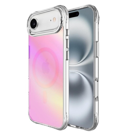 Apple iPhone 17 Air TOKO Pure rainbow magsafe husă spate (Roz)