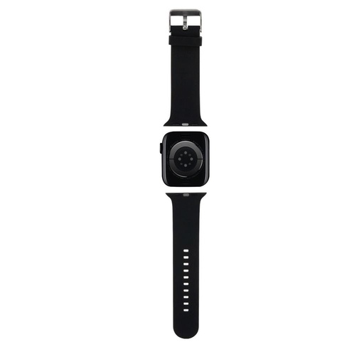 Karl Lagerfeld Karl and Choupette Head NFT Strap for Apple Watch 42/44/45/46/49 (Negru)