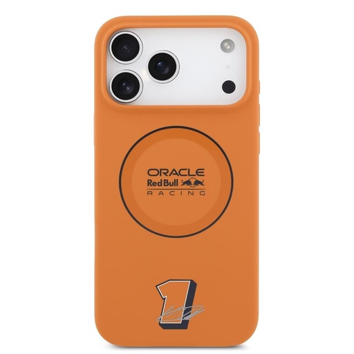 Roșu Bull Silicone Albastru Ring MagSafe husă iPhone 17 Pro Max (Portocaliu)