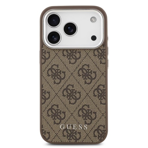 Guess 4G MagSafe husă iPhone 17 Pro (Maro)