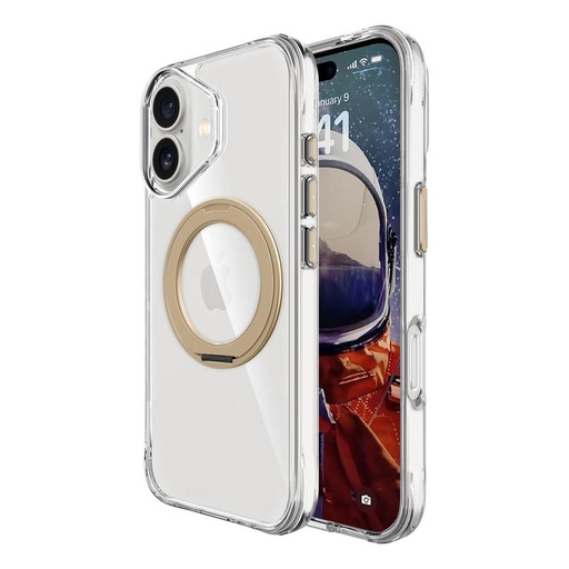 Apple iPhone 17 TOKO Pure MagSafe 360 ring husă spate (Auriu)