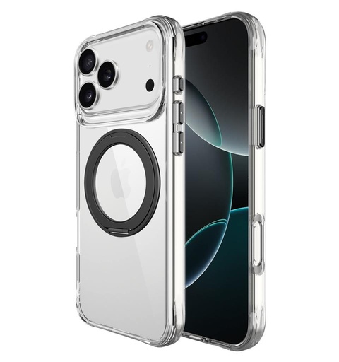Apple iPhone 17 Pro Max TOKO Pure MagSafe 360 ring husă spate (Negru)