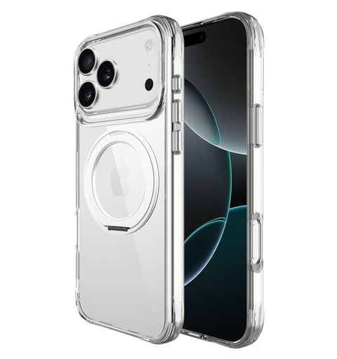 Apple iPhone 17 Pro Max TOKO Pure MagSafe 360 ring husă spate (Argintiu)