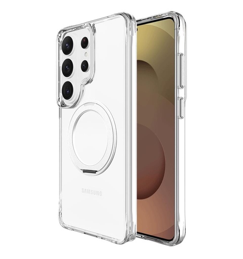 Samsung Galaxy S26 Ultra TOKO Pure MagSafe 360 ring husă spate (Argintiu)