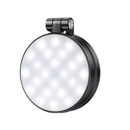 XO SS35 multifuncțional magnetic pliabil lumină selfie és suport (Negru)