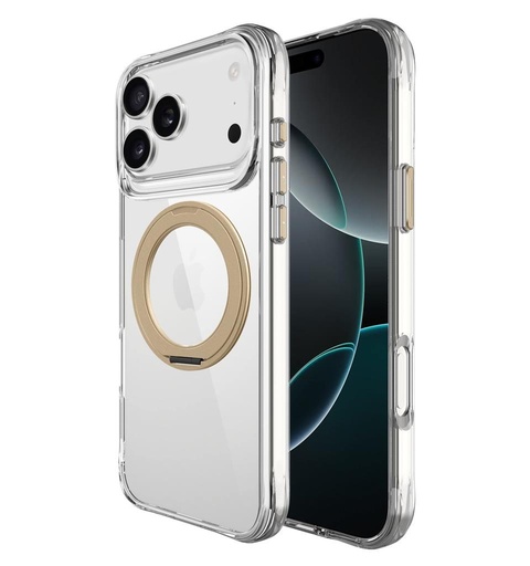 Apple iPhone 17 Pro TOKO Pure MagSafe 360 ring hátlap tok (Arany)